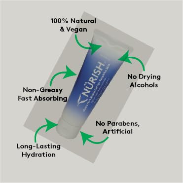 Nurish Post Shaving Gel, 3.4 oz.