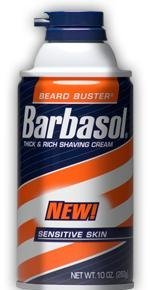 Barbasol Shaving Cream Sensitive Cream, 11 Ounce (Pack of 6)