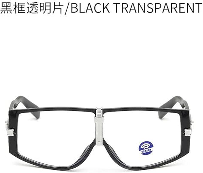 Full-enclosed wide-rim sunglasses new punk style hip-hop glasses men's UV protection sunglasses