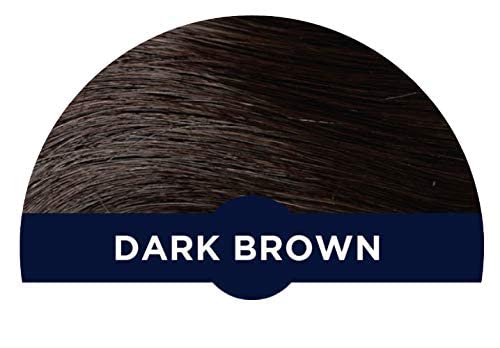 KeraFiber Professional Hair Building Fibres - Natural Keratin Hair thickener Fibres, Hair Powder for Men and Women, Full Head of Hair in 30 Seconds-Hair Fibres Dark Brown (12g/0.42oz)
