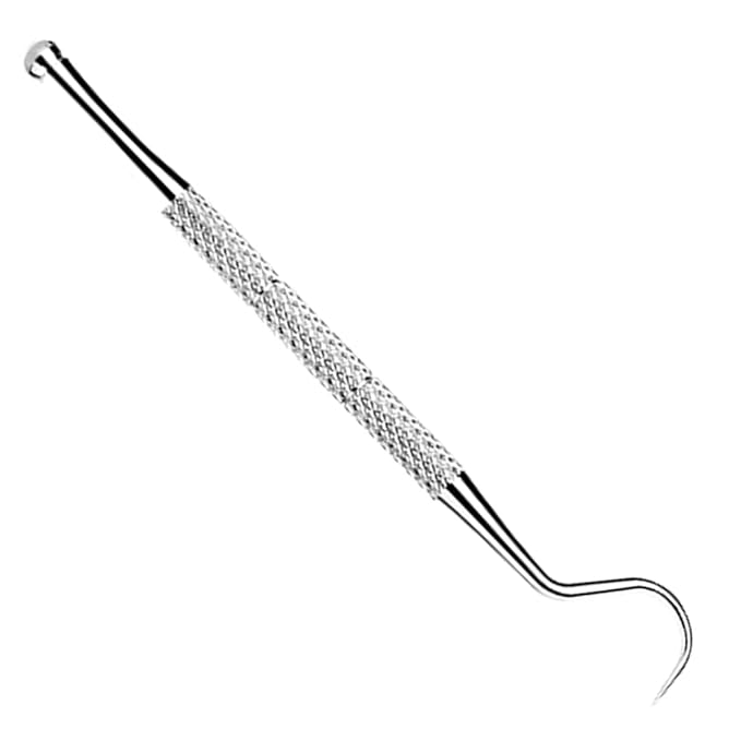 Stainless Steel Tongue Scrapers,Oral Care Kit Tongue Cleaner Tongue Scraper With Case,1 Pack Tongue Scraper Cleaner and 3Pack Mini Dental Pick.