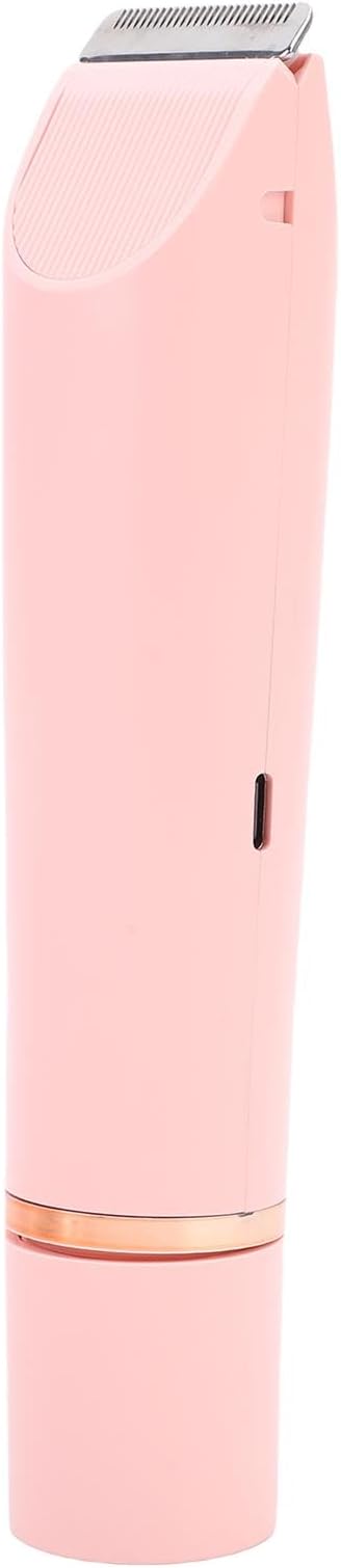 Pongnas Women Body Hair Trimmer 2 in 1 IPX7 Trimmer with Type C Charging (Pink)