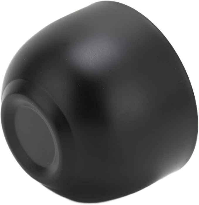 Shaving Bowl, Black Stainless Steel Shaving Foam Bowl, Curved Design Shave Bowl with Anti Slip Bottom for Men's Facial Shaving