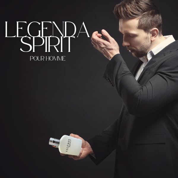 Macarena Legenda Spirit Pour Homme Eau de Toilette, Citrus Lavender Fragrance, 3.4 fl oz