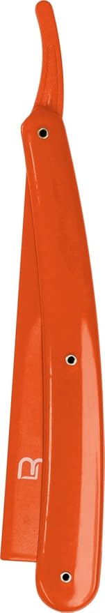 L3 Straight Razor Holder - Excellent Grip and Control - Precision Shaving Control - Level Three Straight Razor Holder (Orange)
