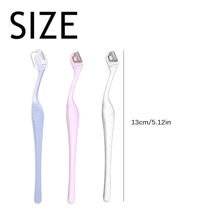 6Pcs Eyebrow Razor Mini Trimmer Portable Mini Eyebrow Razor Trimmer Face Razors Eyebrow Shaver For Facial Hair Lip with Safety Cap for Facial Hair Lip, Makeup Face Care Tools