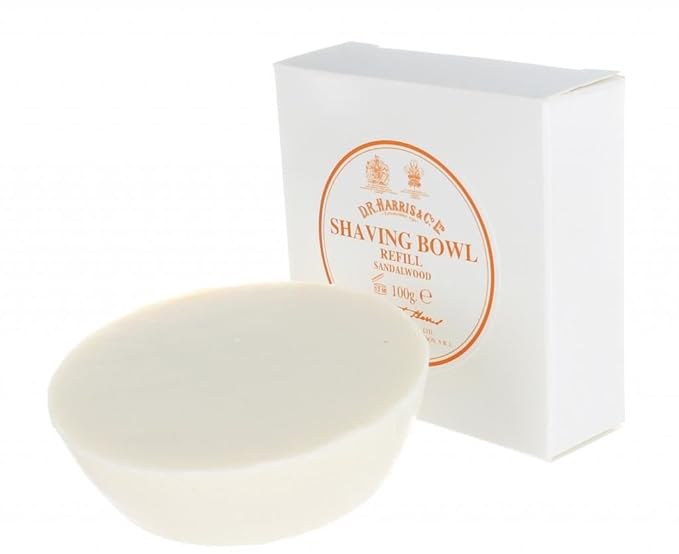 D.R.Harris & Co Sandalwood Triple-Milled Shaving Soap Refill 100g