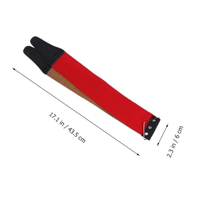 2pcs Traditional Barber Strop Leather Razor Strop Sharpening Strap for Razor Blade Random Color
