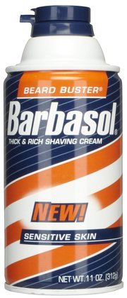 Barbasol Shave Cream for Sensitive Skin-11 oz (Quantity of 6) by Barbasol