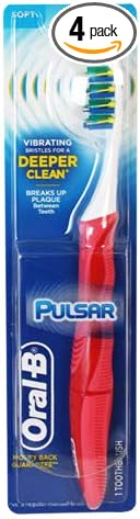 Oral-B Pulsar Toothbrush, Regular, Soft 92 (Pack of 4) 4