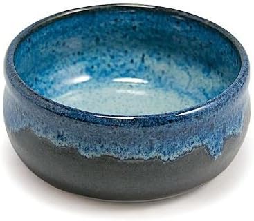 Hand Thrown Lather Bowl, Two-Toned Blue-Handmade in USA, Perfect Shaving Bowl. …