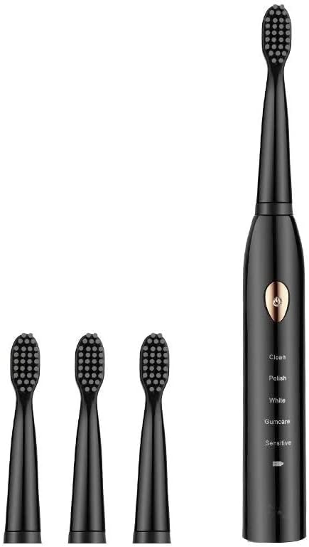 Veneer Polishing Toothbrush, Electric Toothbrush Rechargeable, Toothbrush for Veneers (Black)