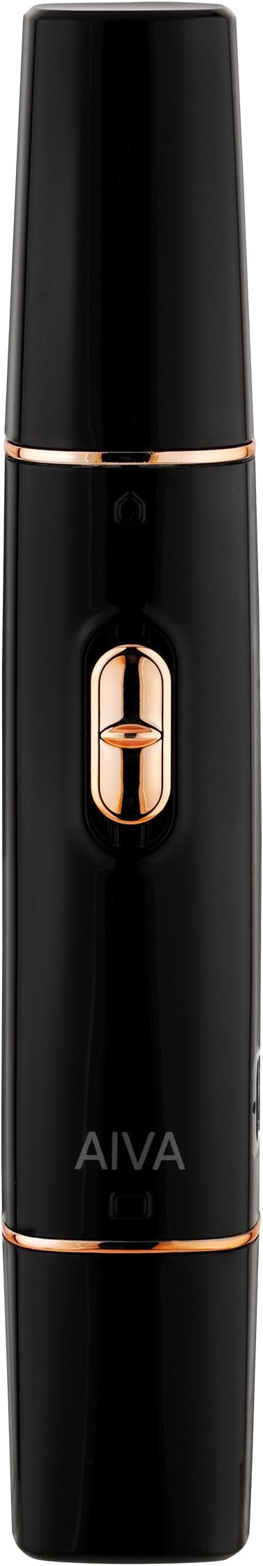 SPA SCIENCES - AIVA Deluxe – Patented Dual 2-in-1/Double Sided Facial Hair Remover & Eyebrow Trimmer USB Rechargeable with Built-in LED Lights & 2 Extra Replacement Heads