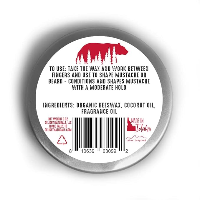 Trappers Point Mustache Wax by Voyageur Grooming