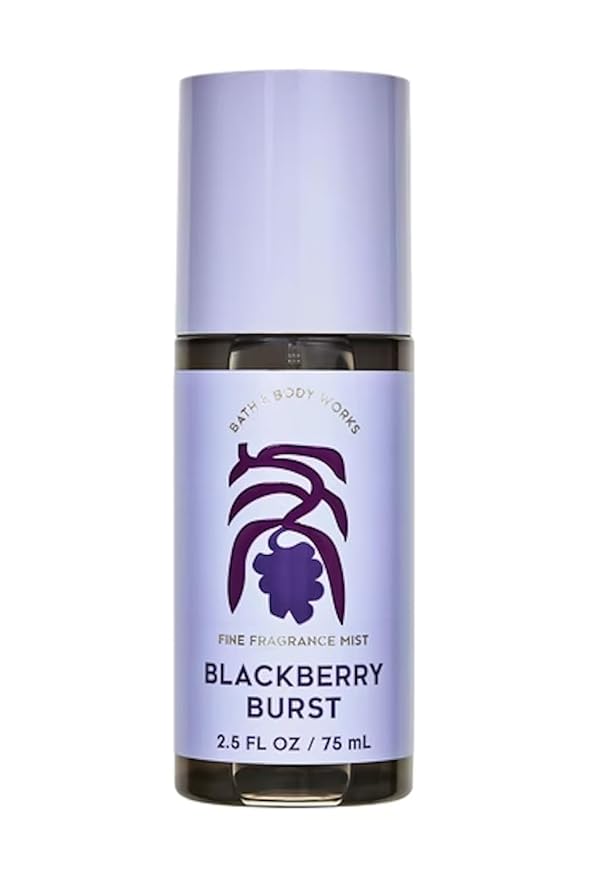 Bath and Body Works Fine Fragrance Mist Travel Size Mini Purse Spray 2.5 Ounce (Blackberry Burst)