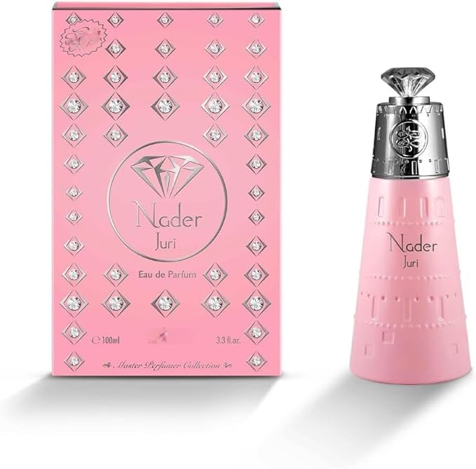 Nader Juri Eau de Parfum 100 ml Spray | Unisex Floral, Fruity & Woody Fragrance | Long-Lasting Perfume for Men & Women