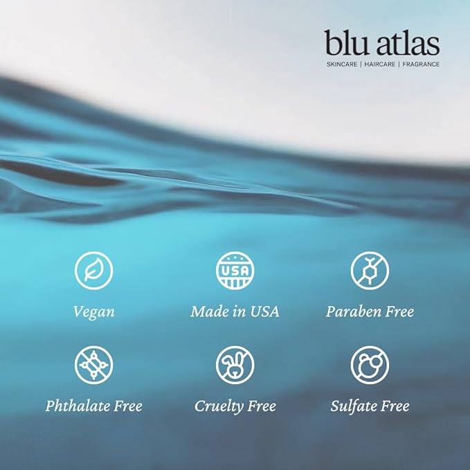 Blu Atlas Bountiful Cologne, 1.4 oz/10 ml – Refreshing and Sophisticated, Vegan Eau de Parfum for Men