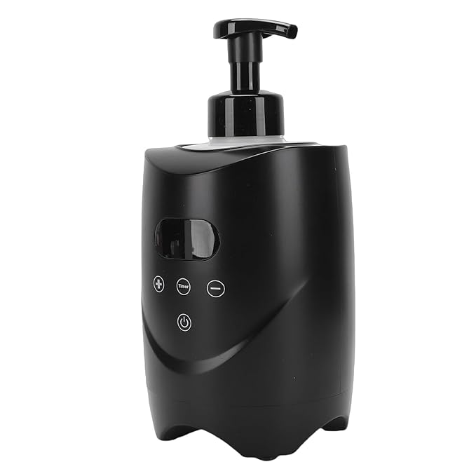 Hot Lather Machine for Shaving Professional 500ml Large Capacity Electric Shaving Foam Warmer Barber Salon Home Use ABS (US Plug 110V)