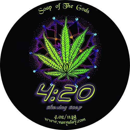 420 Natural Moisturizing Shaving Soap with Sea Buckthorn and Omega 7 Oils 4.0 oz