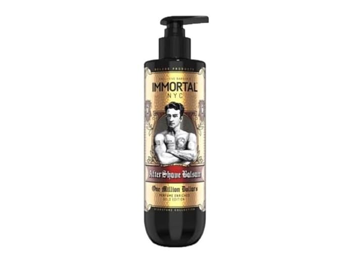 Immortal NYC 'The One In A Million Dollars' Aftershave Balsam - Luxurious Men's Grooming Indulgence