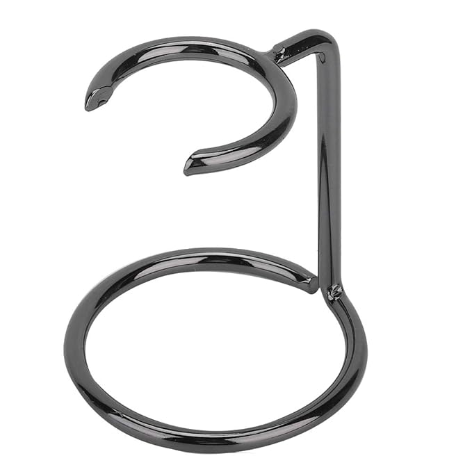Razor and Shaving Brush Stand, Stainless Steel Shave Brush Holder Razor Storage Shaving Kit Fits Most Razors and Brushes for Salon Home Travel