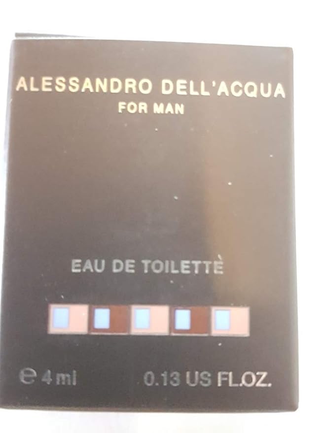Alessandro Dell' Acqua for Men Eau De Toilette 0.13 Oz Mini