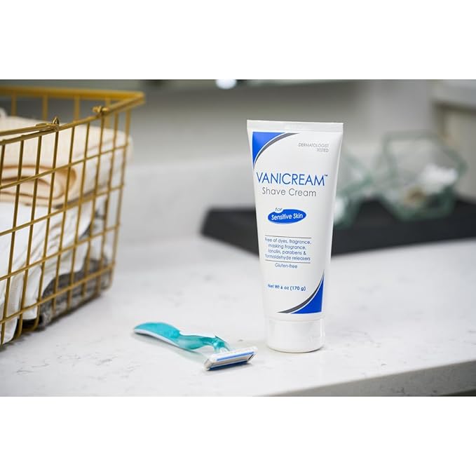 Vanicream Shave Cream for Sensitive Skin - 6 oz, Pack of 4