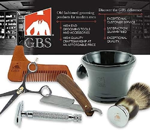 G.B.S Dual Stand for Razor and Brush Professional Deluxe Stand, Ivory