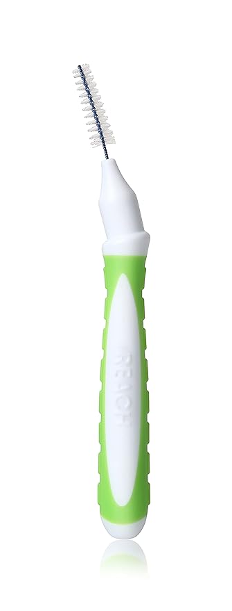 Reach Interdental Brush Cleaners, 1.3mm, Wide, Sensitive Gum Protection, Plaque Remover for Teeth, Braces Flossers, Braces Brush, Dental Toothbrushes, Oral Care, 1 Pack, 10 Count