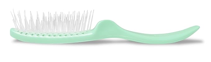 Stanley Home Products Essentials Style Glider Hairbrush – Detangles - Use on Wet or Dry Hair - Acute Bristles (Mint Green)