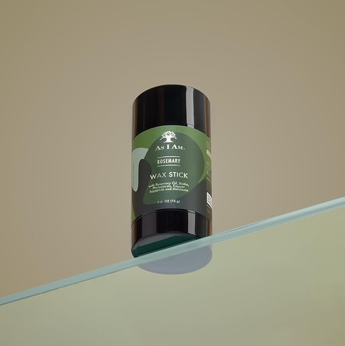 As I Am Rosemary Hair Wax Stick - 2.6 Oz - with Biotin & Saw Palmetto