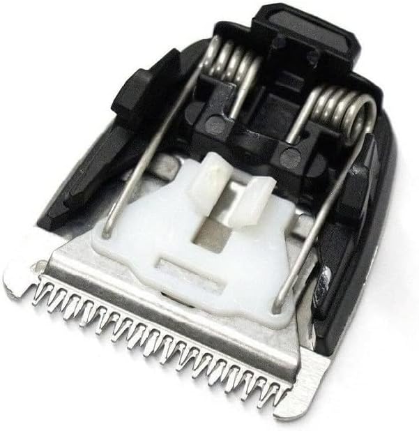 maxeylead 32mm Full Size Replacement Trimmer Blade Compatible with Philips Norelco Multigroom MG3750 MG5750 MG7750 MG7790 MG9510 BT5511 Beard Trimmer Attachment Parts Black (Silver)