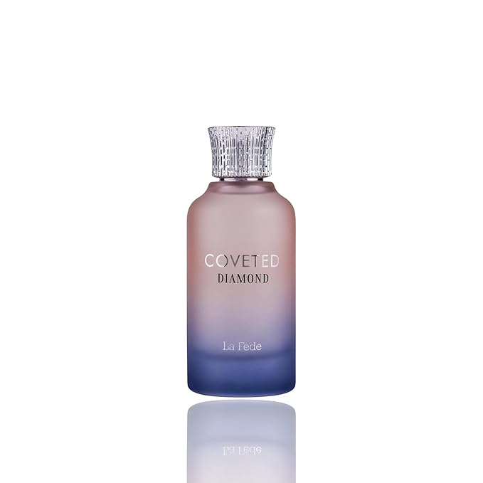 Khadlaj La Fede Coveted Diamond Eau de Parfum Spray for Unisex, 3.4 Ounce / 100ml