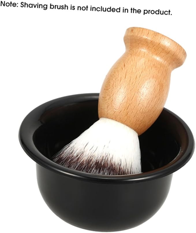 MERRYHAPY Plastic Shaving Bowl Unbreakable Shaving Mug for Smooth Lathering Lightweight Easy to Use