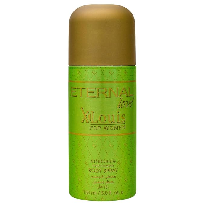 Eternal Love X-Louis for Women - Long Lasting Body Spray - Lush Floral Green Scent with Peach & Tuberose - Feminine & Elegant Fragrance - 5oz