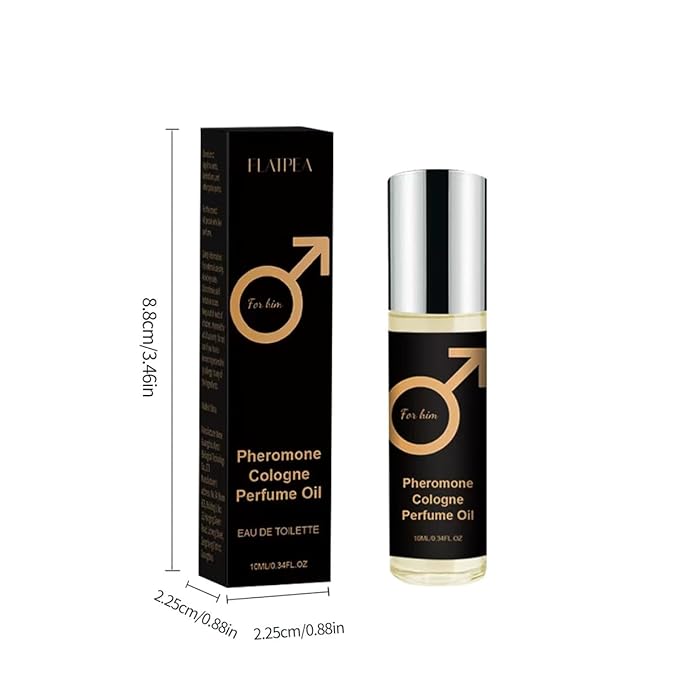 Pheromones Perfumes for Men - Long Lasting Attract - Enhance Charm Confidence - Personal Roll-on Perfume, Portable Perfume Male