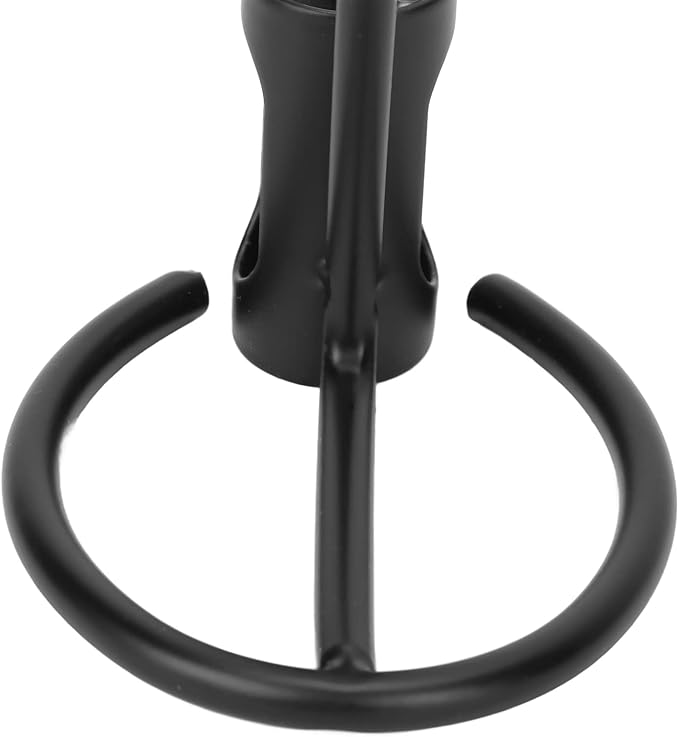 FILFEEL Razor and Brush Stand - Matte Black Metal Quick Drying Safety Razor Holder and Shaving Brush Stand - Practical Non Slip Razor Hanger Shaving Tool for Extra Stability