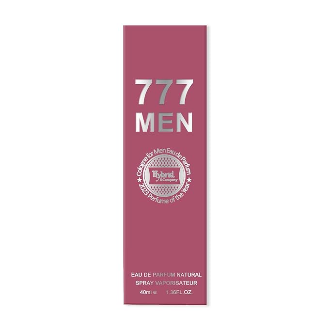 Hybrid & Company Masculine and Woody Scents Cologne 777 Sexy for Men Eau de Toilette Natural Spray Men's Perfume 40 ml