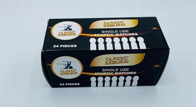 Styptic Sticks for Razor Nicks - 24 Pack (480 Stix) Stops Bleeding Shaving Accessories for Men & Women | Disposable, Sanitary, & Fragrance-Free | Ideal for Barbers, Salons, Travel or Personal