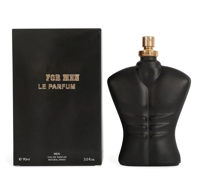 Blue for Men Le Parum Eau de Parfum 3 fl oz, Long Lasting Woody Amber Cologne Spray, Fresh Aromatic Spicy Fragrance for Men, 90ml Natural Vaporisateur for Daily Wear and Evening Occasions
