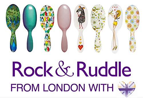 Rock & Ruddle Wide Tooth Comb. Perfect for Detangling Wet Hair and Applying Hair Color. Swallows Design