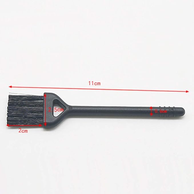 20 Pieces Replacement Electric Shaver Razor Cleaning Brushes Keyboard Brush Coffee Grinder Brushes Small Household Appliance Cleaning Brush Kits Black
