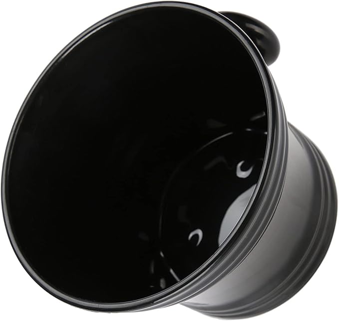 ANGGREK Shaving Soap Bowls, Barber Cup Plastic Shaving Soap Bowl Foam Shaving Soap Cream Bowl Men Shaving Bowl (Zero)