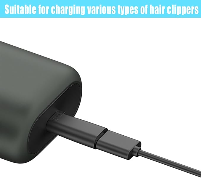 9PCS Type-C Power Cord Replacement Charger USB Adapter Compatible with a variety of Electric Hair Clippers, Beard trimmers, Shavers, Beauty Instruments, Desk Lamps,Purifiers, HQ8505 Charging Cable