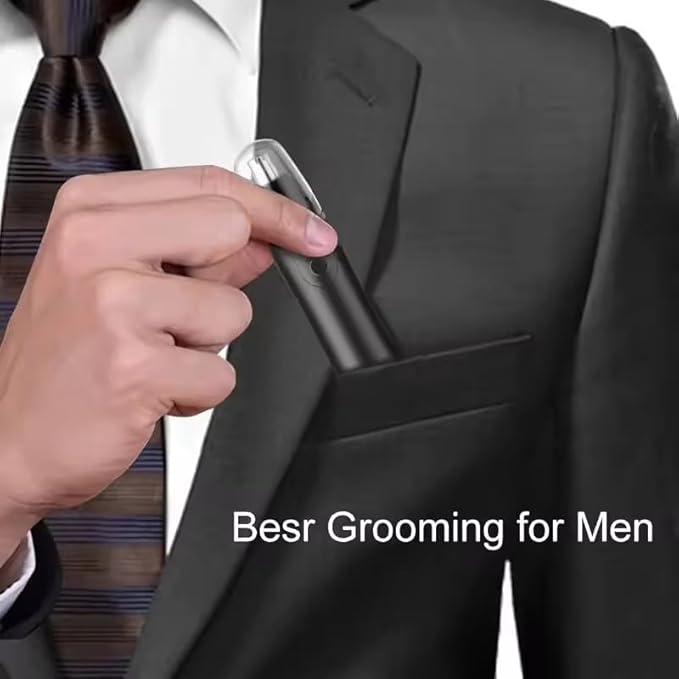 Ear and Nose Hair Trimmer Clipper - Professional Painless Eyebrow & Titanium MAX Personal Trimmer