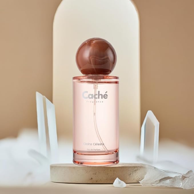 Cèdre Céleste by Caché – Ambroxan, Iso E Super, Clean Musk, Soft Woods; Eau De Parfum (EDP) 50ml, Unisex