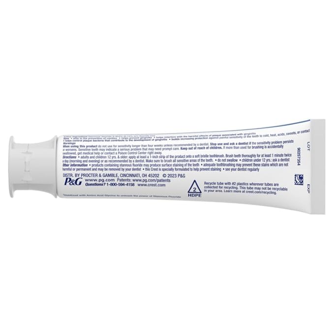 Crest Base Pro-Health Whitening Toothpaste (4.3oz) Triple Pack, Teeth Whitening