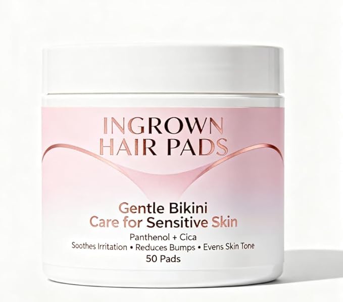 Ingrown Hair Pads:Aftershave Treatment Pads to Help Prevent Razor Bumps for Men & Women