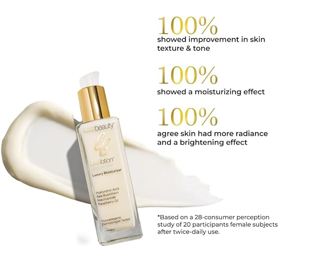 Non-Greasy Hyaluronic Acid Moisturizer - Unscented Face Moisturizer & Unscented Lotion - No Fillers, Organic & Plant-Based Hyaluronic Acid Lotion - Anti-Aging Face Moisturizer – Travel Size