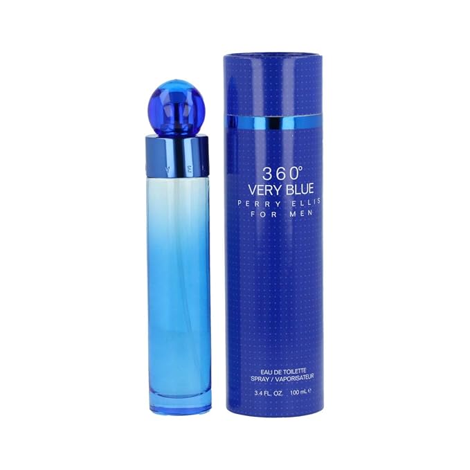360 Very Blue by Perry Ellis for Men - 3.4 oz EDT Spray